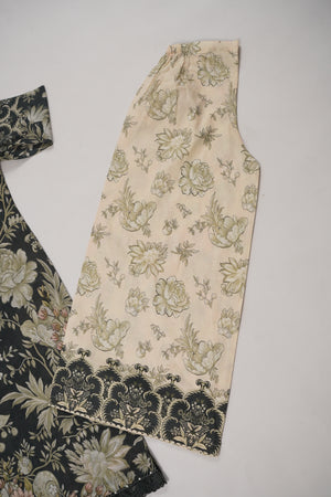 Rozi  - Exclusive Lawn  Outfit with Dupatta - Ready to Wear - SD384