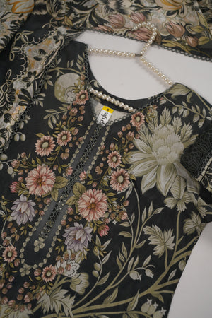 Rozi  - Exclusive Lawn  Outfit with Dupatta - Ready to Wear - SD384