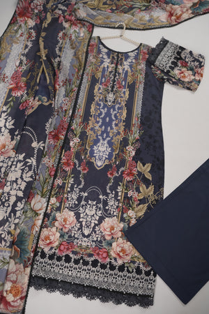 Rozi  - Exclusive Lawn  Outfit with Dupatta - Ready to Wear - SD390