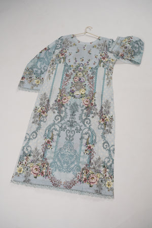 Rozi  - Exclusive Lawn  Outfit with Dupatta - Ready to Wear - SD389
