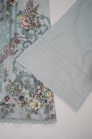 Rozi  - Exclusive Lawn  Outfit with Dupatta - Ready to Wear - SD389
