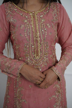 Tehwar - Luxury Organza Outfit with Organza Dupatta - Ready to Wear MC270- Eid Volume 4