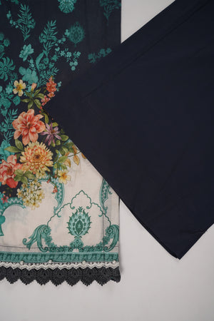 Rozi  - Exclusive Lawn  Outfit with Dupatta - Ready to Wear - SD395
