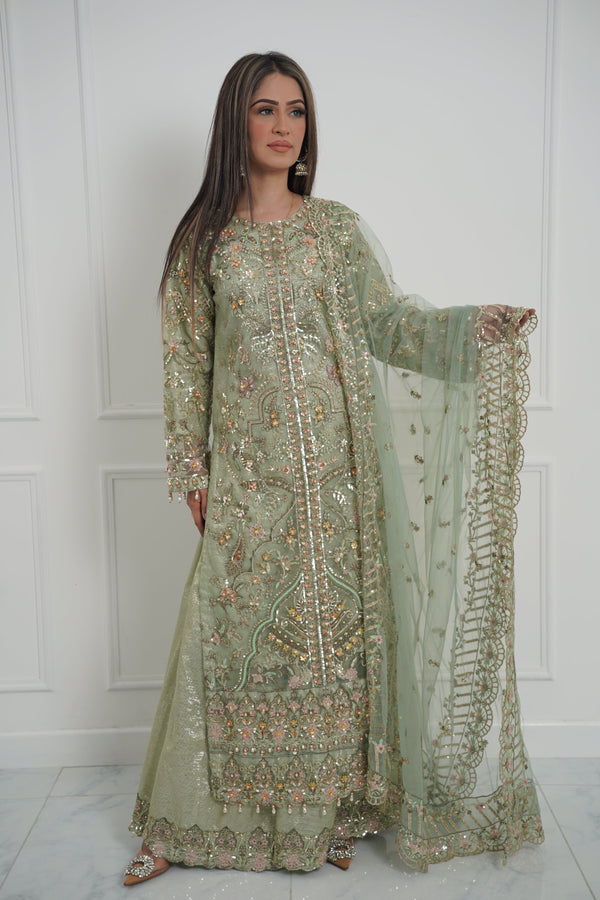 Husan e Jahan - Luxury Festive Collection with  Shararah  - Ready to Wear-MC201