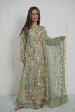 Husan e Jahan - Luxury Festive Collection with  Shararah  - Ready to Wear-MC201