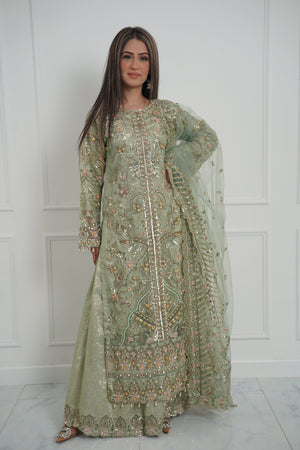 Husan e Jahan - Luxury Festive Collection with  Shararah  - Ready to Wear-MC201