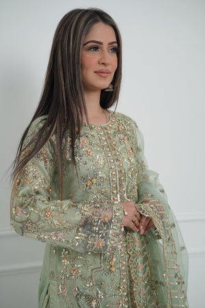 Husan e Jahan - Luxury Festive Collection with  Shararah  - Ready to Wear-MC201
