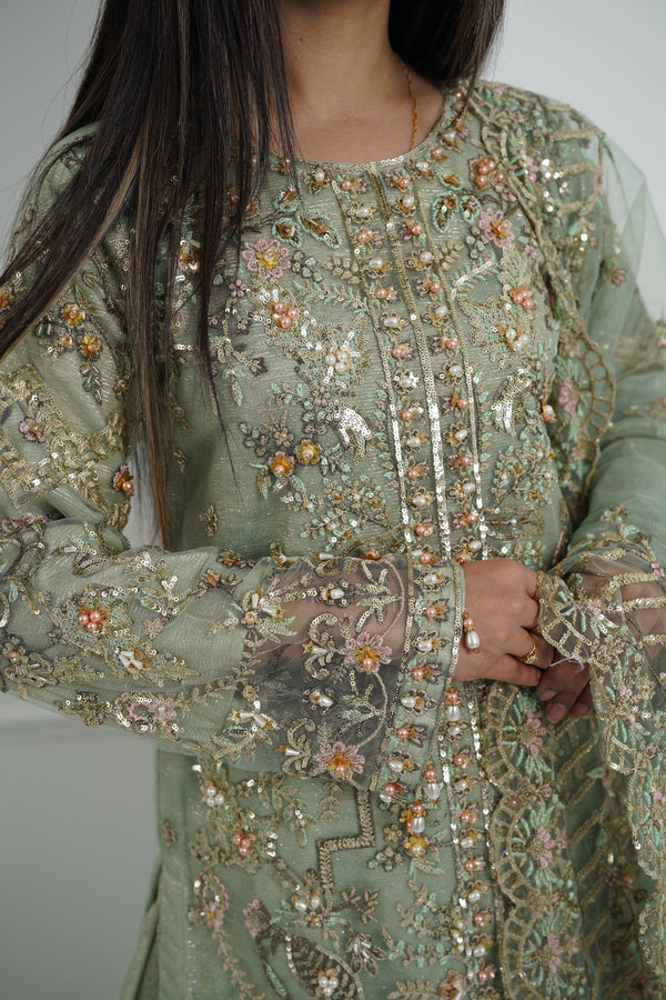 Husan e Jahan - Luxury Festive Collection with  Shararah  - Ready to Wear-MC201