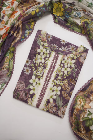 Rozi  - Exclusive Lawn  Outfit with Dupatta - Ready to Wear - SD393