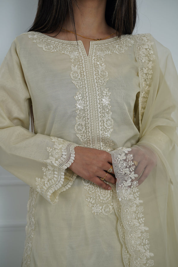 Tehwar - Luxury Organza Outfit with Organza Dupatta - Ready to Wear MC271- Eid Volume 4