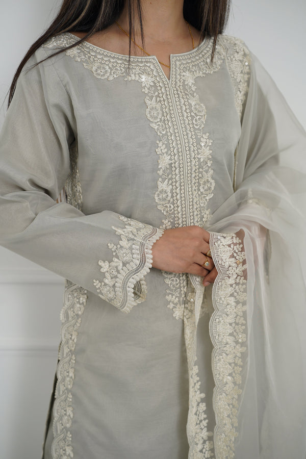Tehwar - Luxury Organza Outfit with Organza Dupatta - Ready to Wear MC273- Eid Volume 4