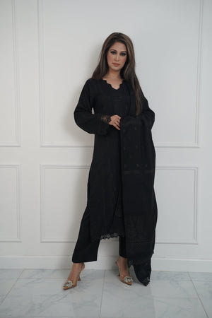 Rozi - Exclusive Wool  Outfit with Shawl - Ready to Wear -MC262 - Eid Volume 3