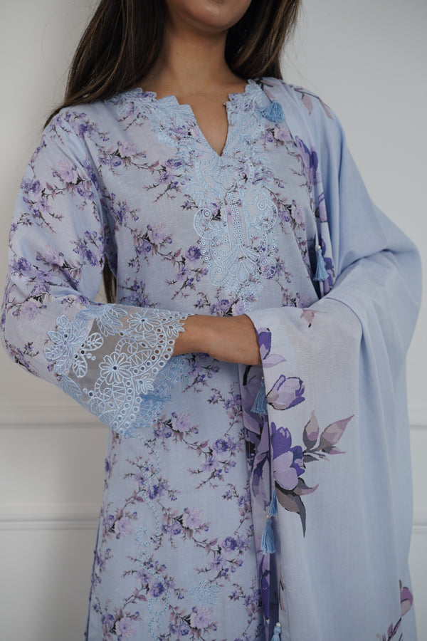 Rozi - Exclusive Karandi Outfit with Shawl - Ready to Wear -SD250 - Eid Volume 2