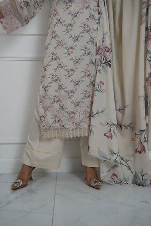 Rozi - Exclusive Karandi Outfit with Shawl - Ready to Wear -SD248 - Eid Volume 2
