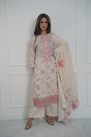 Rozi - Exclusive Karandi Outfit with Shawl - Ready to Wear -MC258 - Eid Volume 2
