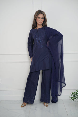 Rozi  - Exclusive Cotton  Outfit with Dupatta - Ready to Wear - MC334- Eid Volume 5