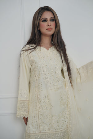 Rozi  - Exclusive Cotton  Outfit with Dupatta - Ready to Wear - MC337- Eid Volume 5