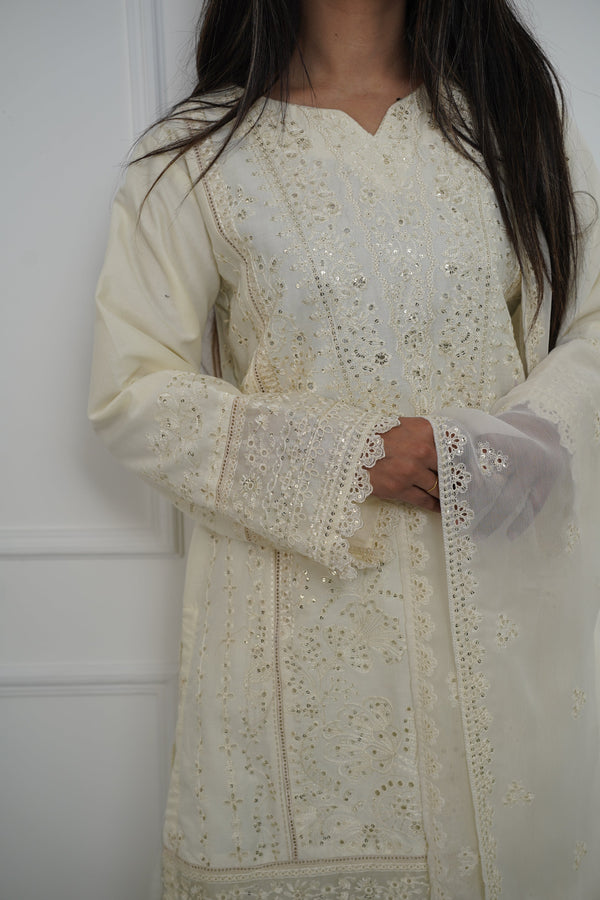 Rozi  - Exclusive Cotton  Outfit with Dupatta - Ready to Wear - MC337- Eid Volume 5