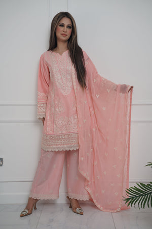 Rozi  - Exclusive Cotton  Outfit with Dupatta - Ready to Wear - MC338- Eid Volume 5