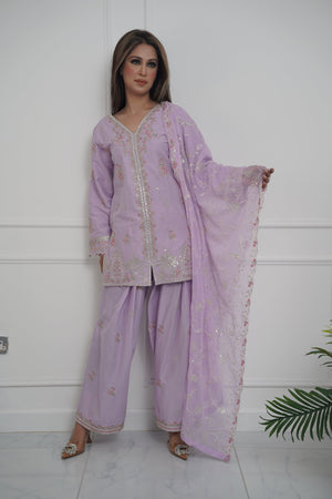 Rozi  - Exclusive Cotton  Outfit with Dupatta - Ready to Wear - MC339- Eid Volume 5