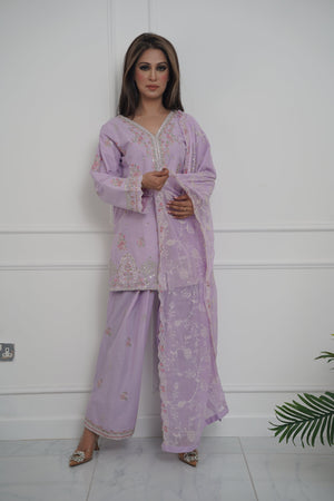 Rozi  - Exclusive Cotton  Outfit with Dupatta - Ready to Wear - MC339- Eid Volume 5