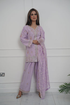 Rozi  - Exclusive Cotton  Outfit with Dupatta - Ready to Wear - MC339- Eid Volume 5