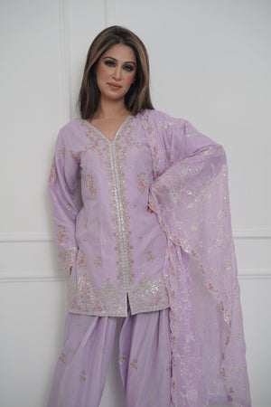 Rozi  - Exclusive Cotton  Outfit with Dupatta - Ready to Wear - MC339- Eid Volume 5