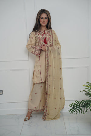 Rozi  - Exclusive Cotton  Outfit with Dupatta - Ready to Wear - MC340- Eid Volume 5