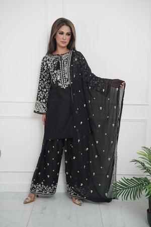 Rozi  - Exclusive Cotton  Outfit with Dupatta - Ready to Wear - SD369