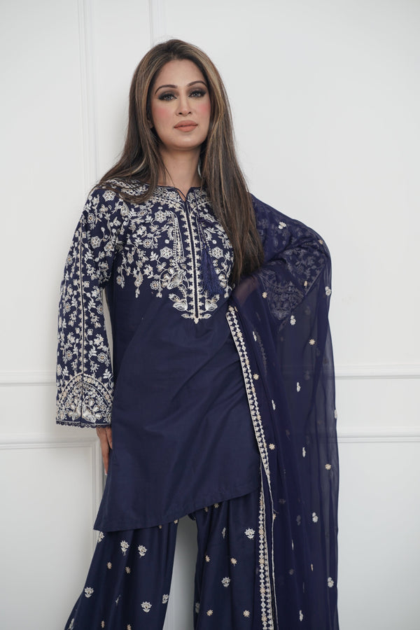 Rozi  - Exclusive Cotton  Outfit with Dupatta - Ready to Wear - MC333- Eid Volume 5