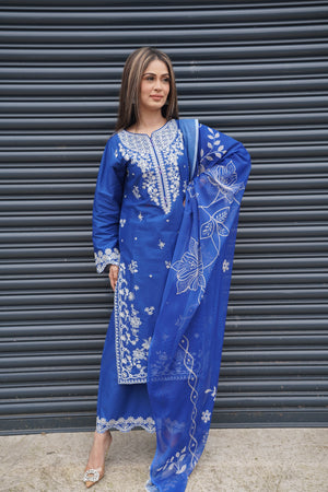 Rozi  - Exclusive Cotton  Outfit with Dupatta - Ready to Wear - MC323- Eid Volume 5