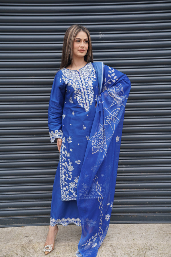 Rozi  - Exclusive Cotton  Outfit with Dupatta - Ready to Wear - MC323- Eid Volume 5