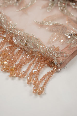 Luxury Formals - Kat Dana Heavily Embroidered Net (Long Shirts) - Ready to Wear - V1 - D7