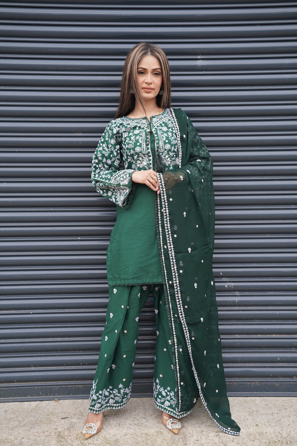 Rozi  - Exclusive Cotton  Outfit with Dupatta - Ready to Wear - MC335- Eid Volume 5