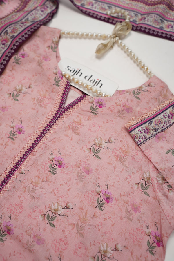 Bin Saeed Originals - Lawn Outfit with Lawn Dupatta - Ready to wear PD089