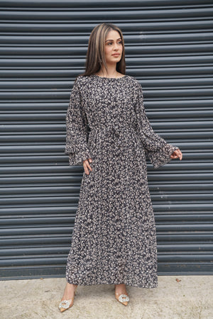 Lyra - Printed Chiffon Maxi - Ready to Wear  - SDM01