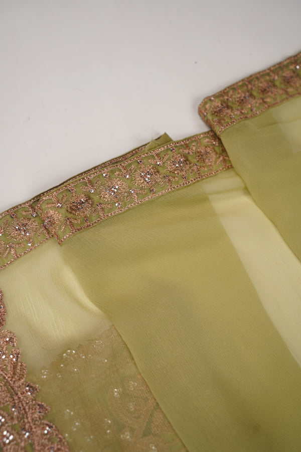 Chiffon Budget Wear Suit with Chiffon Dupatta - Ready to Wear HEJ-V4-D10