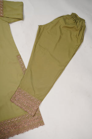 Chiffon Budget Wear Suit with Chiffon Dupatta - Ready to Wear HEJ-V4-D10- SD