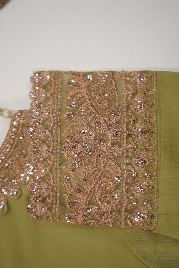 Chiffon Budget Wear Suit with Chiffon Dupatta - Ready to Wear HEJ-V4-D10
