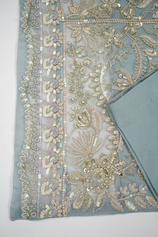 Tehwar - Luxury Organza Outfit - Festive Collection - Ready to Wear - TEHV8D5