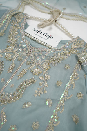 Tehwar - Luxury Organza Outfit - Festive Collection - Ready to Wear - TEHV8D5