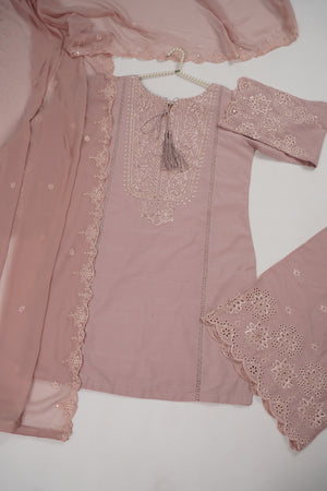 Rozi  - Exclusive Cotton  Outfit with Dupatta - Ready to Wear SD407