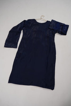 Khaas - Luxury Sheesha Silk Outfit - Hand Work - Ready to Wear - SD408