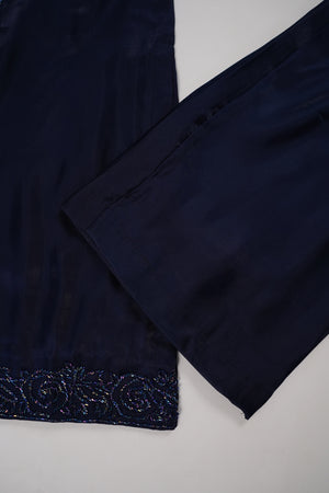 Khaas - Luxury Sheesha Silk Outfit - Hand Work - Ready to Wear - SD408