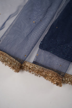 Khaas - Luxury Sheesha Silk Outfit - Hand Work - Ready to Wear - SD408
