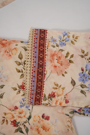 Bin Saeed Originals  - Exclusive Lawn  Outfit with Dupatta - Ready to Wear - SD399