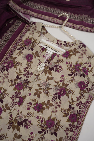 Bin Saeed Originals  - Exclusive Lawn  Outfit with Dupatta - Ready to Wear - SD397
