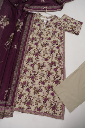 Bin Saeed Originals  - Exclusive Lawn  Outfit with Dupatta - Ready to Wear - SD397