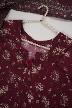Bin Saeed Originals  - Exclusive Lawn  Outfit with Dupatta - Ready to Wear - SD400