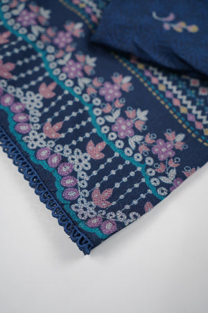 Rozi - Exclusive Dhanak Outfit with Shawl - Ready to Wear - Warm Fabric